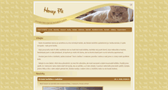 Desktop Screenshot of honeypie.cz